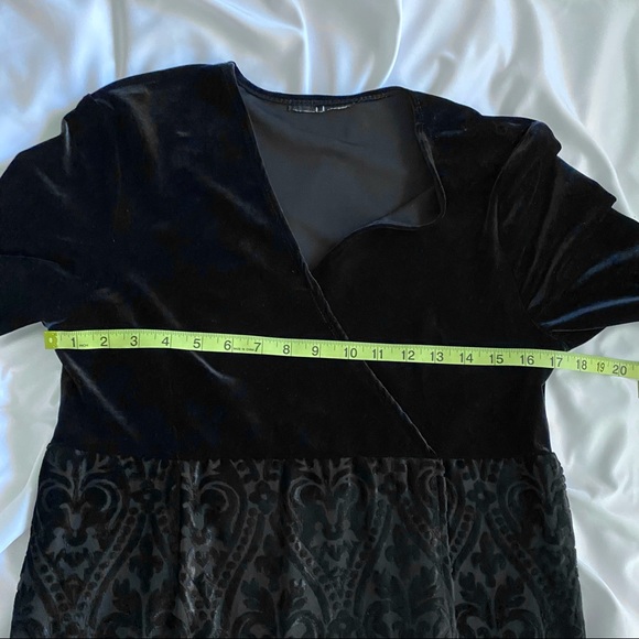 Vintage Carole Little Long Velvet Dress - Picture 6 of 10